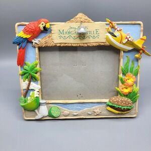 Jimmy Buffett Margaritaville Picture Frame 3D Summer Tropical Resin Multi
